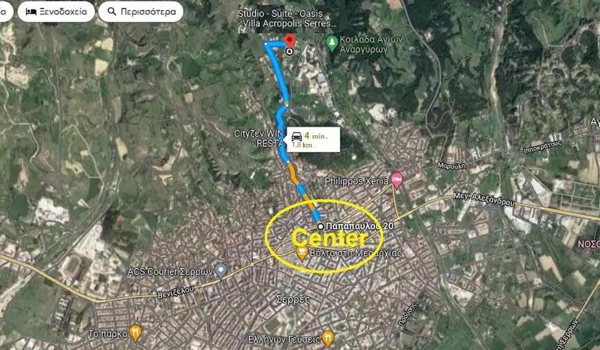 Villa Acropolis Serres Next To Center المظهر الخارجي الصورة